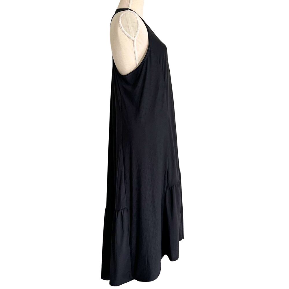 Sweaty Betty Explorer Ace Midi Dress Black Large Athleisure Minimalist Style - Picture 6 of 11